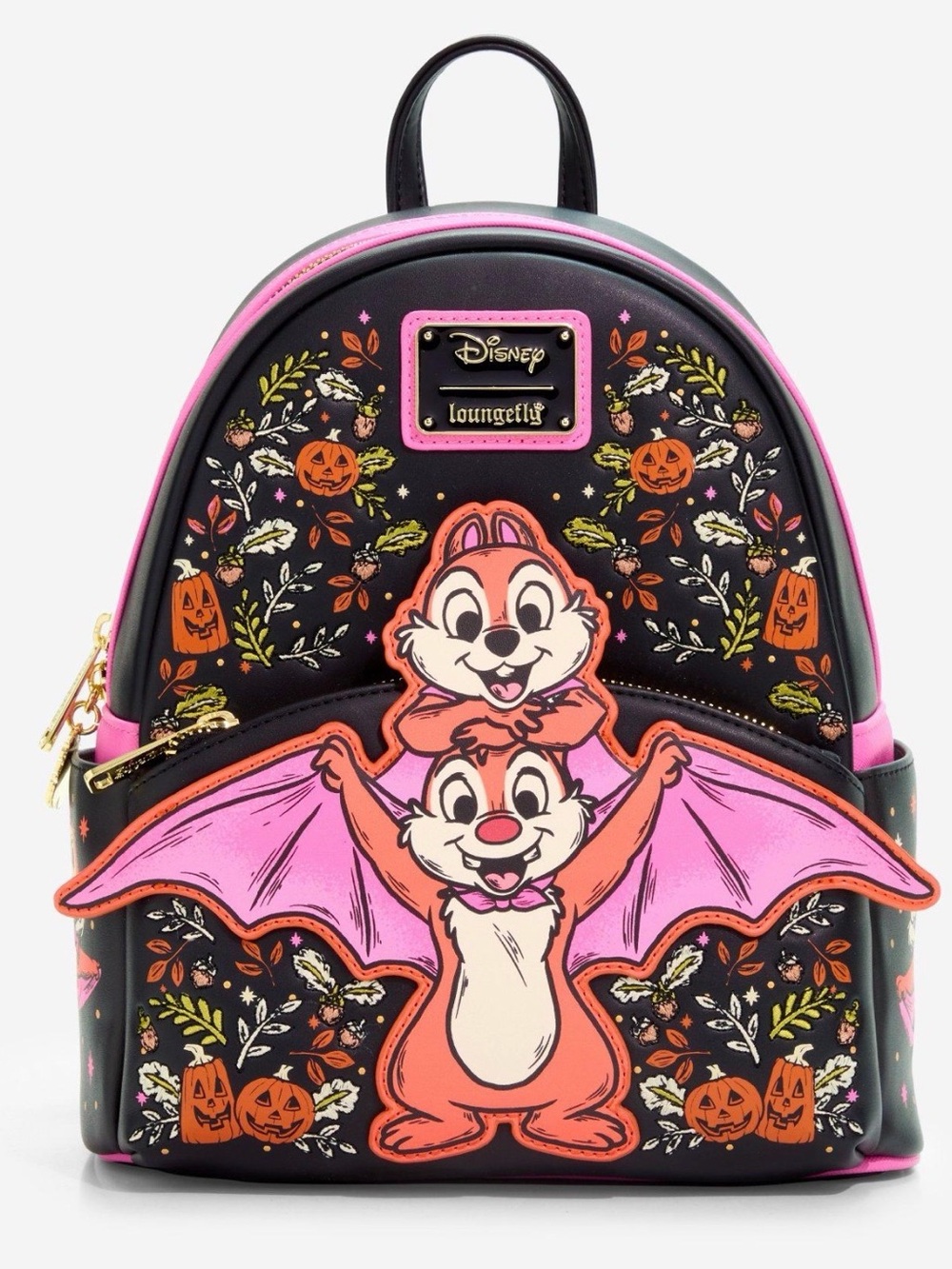 New Loungefly Disney Chip & Dale Bat Mini Backpack